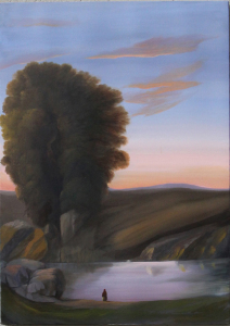 Ubaldo Bartolini, Lago al tramonto, 2001