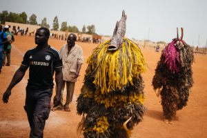 Fiber masks from Lery village.