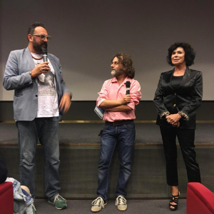 Movie Tellers 2018_da sx_Giuseppe Varlotta_Alessandro Gaido_Corinne Clery