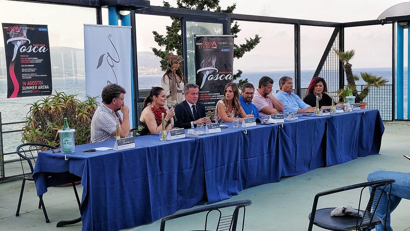 News dalla conferenza stampa della “Tosca” di Puccini al Summer Arena di Soverato   